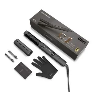 Rush Brush C1 Cool Curler Black Titanium Plates , 220C , Cool Air Flow Vent