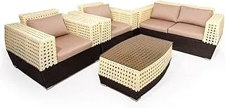 Janssen 4-piece outdoor set (table - sofa - 2 charis) - classic beige