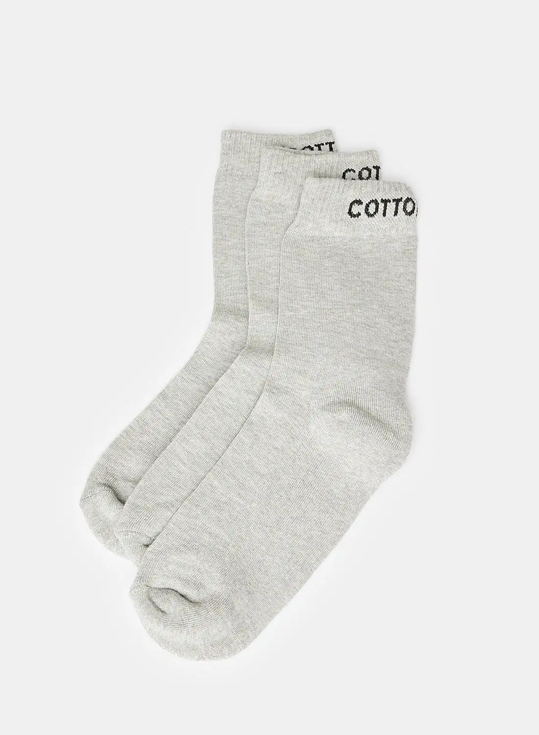 COTTONIL Set of 3 Socket socks 1/2 047