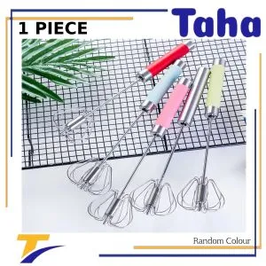 Taha Offer Stainless Steel Auto Rotating Whisk 1 Piece