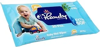 Handy baby wet wipes pack of 20 wipes