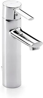 Roca high-neck basin mixer with pop-up waste targa