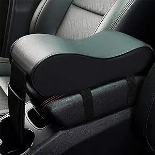 MeiBoAll Car Armrest Cushion,Memory Foam Car Armrest Pad,Auto Center Console Armrest Pillow with Phone Holder Storage Bag Universal Fit for Most Car