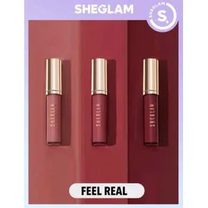 SHEGLAM Matte Allure Mini Liquid Lipstick Set - Feel Real-4306