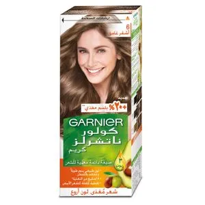 Garnier صبغة شعر كولور ناتشورالز كريم دائم للشعر - 6 أشقر غامق