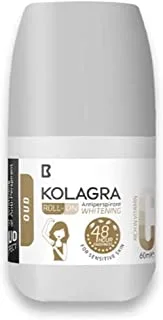 KOLAGRA Whitening Roll On 2X1- Oud 60ML White