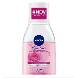 NIVEA Rose Care Face Bi-phase Micellar Water Make-up Remover - 100ml