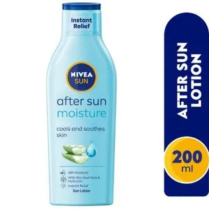 NIVEA SUN SUN لوشن مرطب بعد التعرض للشمس - زيت الصبار وزيت الأفوكادو - 200 مل