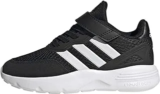 adidas unisex-child NEBZED EL K CBLACK/FTWWHT/FTWWHT HP3114 RUNNING SHOES for Unisex Sneakers