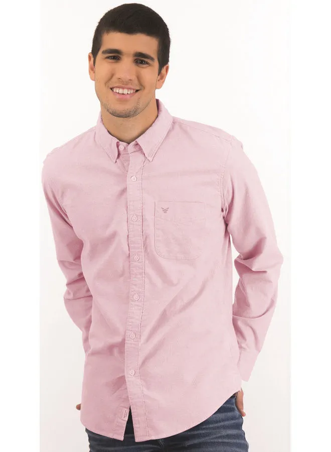 Coup Coup Basic Shirt For Men - Regular Fit - Rose