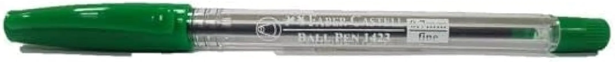 Faber-castell-ball pen 1423 medium transparent