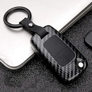 ontto 2 Button Folding Car Key Case Cover for Vauxhall Astra J Corsa Mokka Meriva Insignia and Chevrolet ABS Silicone Key Case Key Case Key Box Key Protection