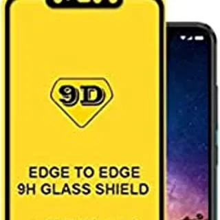 Dragon 9D Screen Protector Glass Edge to Edge full Glue for Xiaomi Redmi Note 6 Pro - Black