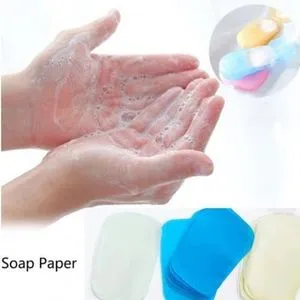 Soap Paper 20 Pieces, Hand Sanitizer For Sterilization Soap 1 Package.