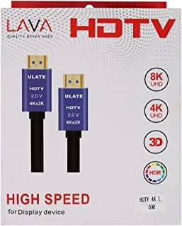 Generic Cable HDMI_LAVA.4K_L.Shape_5.M 06483