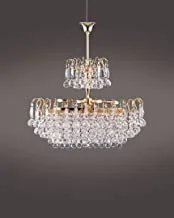 Kandil 70601329 chandelier 100 * 40cm with highest standards of safety and durability in electrical and mechanical components - golden