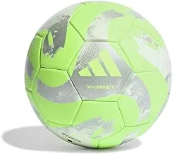 Adidas TIRO LGE TB SGREEN / SILVMT / WHITE FOOTBALL / SOCCER BALL (THERMAL-BONDING) HZ1296 للجنسين شمسي أخضر مقاس 4