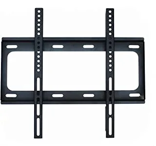 Steel fixed wall bracket from 26 inches to 63 inches, black color