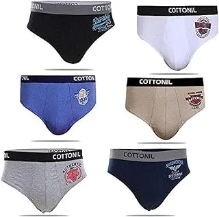 Cottonil Men set of 6 bikini relax Boxer Briefs