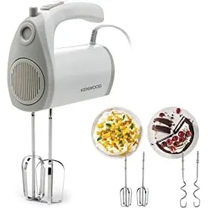 Kenwood Hand Mixer Electric Whisk 300W With 5 Speeds + Turbo Button, Whipping, Whisking, Kneading HMP20.000WH