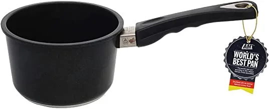 AMT Gastroguss milk pan 1.5 Litre. 16 cm diameter & 10 cm High Black 916