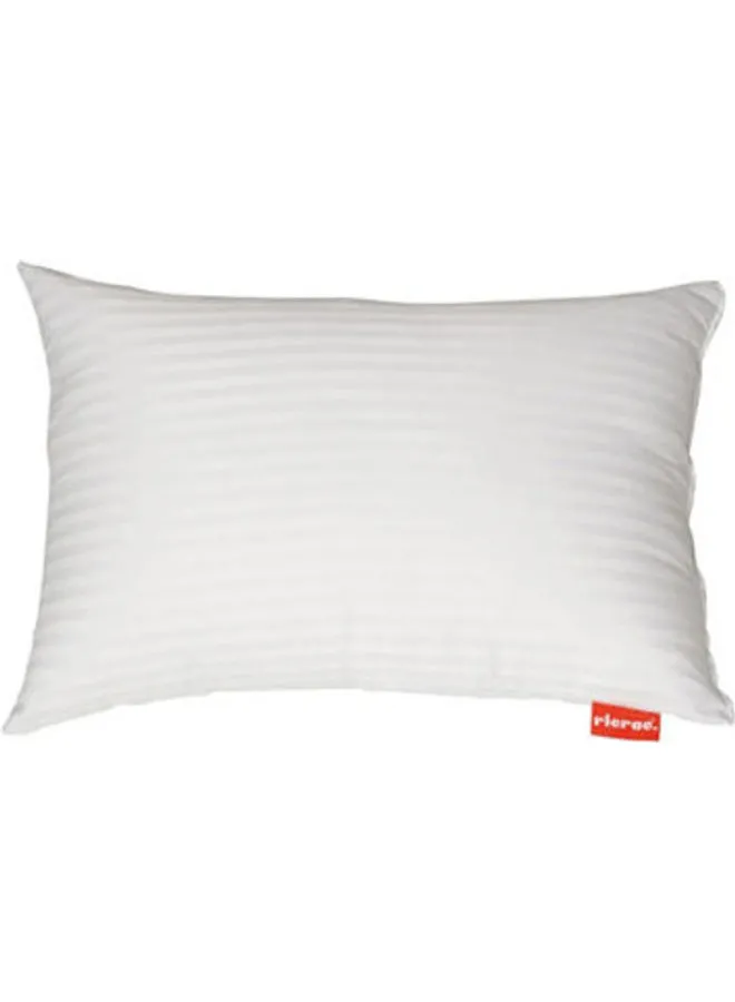 ricrac Fiber Roll Bed Pillow Cotton White 50X70cm