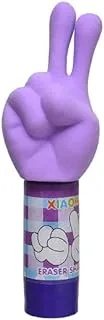 Xiaomili 2 in 1 eraser and sharpener Hand shape - Purple