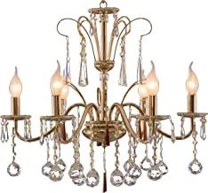 Kandil 70105641 eight arms chandelier with highest standards of safety and durability in electrical and mechanical components - golden