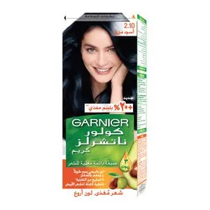 Garnier صبغة شعر كولور ناتشرال كريم - 2.1 أسود مزرق