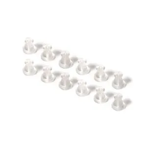 Claires Claire's Nylon Earring Back Replacements - Clear