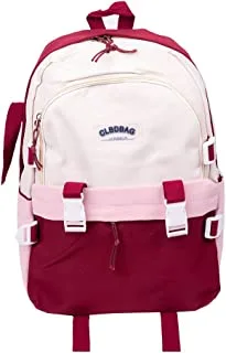 Fabric Modern Large Backpack With Front Pocket For School And University Students - Multi Color