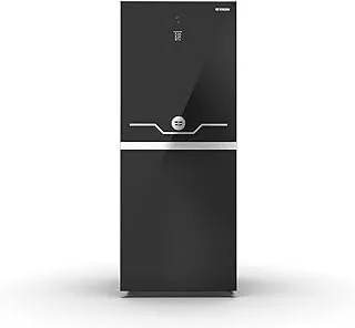 Fresh vertical deep freezer fresh 6 drawers modena glass,fnu-mt270gbh touch controller black