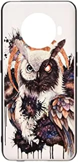 Generic Silicone 3D Phone Case With Owl Design And Black Frame For Oppo ACE2 6.55 INCH- Multi Color