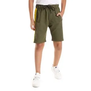 Bongo Heather Pine Green Elastic Waist Boys Short