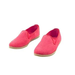 Squadra Canvas Comfortable Loafers For Women - Pink