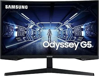 Samsung 32-Inch Odyssey G5 Gaming Monitor with 1000R Curved Screen, VGA