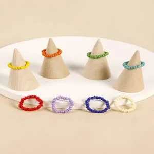 Bracelets 8pcs Simple Beaded Ring