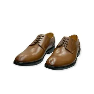 Squadra Leather Lace Up Oxford Shoes For Men- Brown