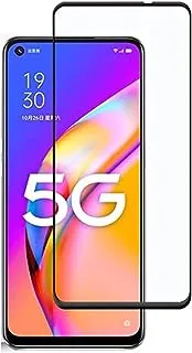 واقي شاشة منحني Dragon لـ OPPO A93 5G - A54 5G - REALME Q3 5G - REALME Q3i 5G ، أسود ، زجاج مقوى ممتاز ، 3D / 4D / 5D ، مضاد للكسر