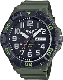 Casio Men Watch Analog Black Dial Resin Band MRW-210H-3AVDF.