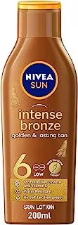NIVEA SUN Tanning Lotion, Carotenne, Vitamine E, SPF 6, 200ml