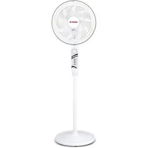 Fresh Turbo Stand Fan – 3 Blades – 16 Inches – White