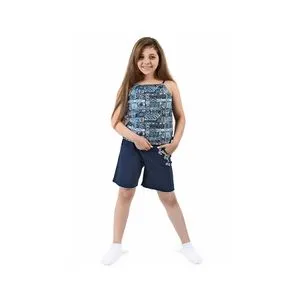 Junior High Quality Cotton Blend And Comfy   Kids Pajama Set 