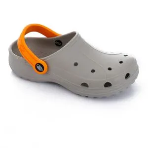 Activ Kids Perforated Rubber Sole Grey Clogs