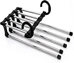 Magic trousers hanger/rack multifunction pants closet hanger rack 5 in one practical and convenient, One Size