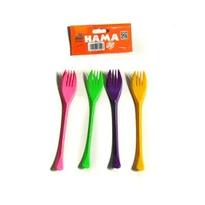 Hama Disposable Colorful Forks 2506