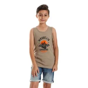 Caesar Boys Printed Sportive Tank Top