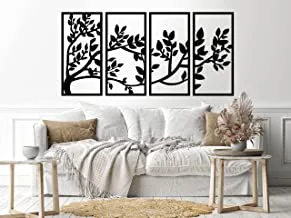 Decorative tree Sticker wall art 4 panels 80X140 cm