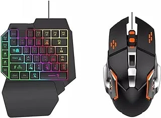 مجموعة Keendex KX 2754 Video Gaming RGB Mouse & Keyboard Converter ؛ لأجهزة PS3 / PS4 / PS5 / Xbox / One نينتندو سويتش - أسود