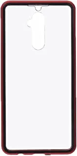 Fashion Case 360 Full Protection (Back & Front) Magnetic Case For Oppo Ace - Red